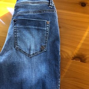 Indigo Rein crop jean